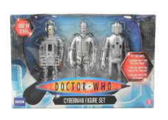 DOCTOR WHO - CHARACTER OPTIONS - AGE OF STEEL CYBERMAN FIGURE SET