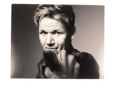 HELL'S KITCHEN - GORDON RAMSEY - SIGNED 8X10