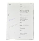 DAD'S ARMY (BBC SITCOM) - ORIGINAL SIGNED PRODUCTION SCRIPT PAGE