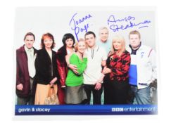 GAVIN & STACEY (BBC SITCOM) - DUAL SIGNED 8X10