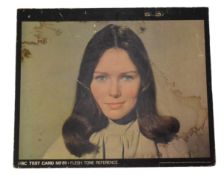 BBC TEST CARD - ORIGINAL BBC PRODUCTION USED TEST CARD