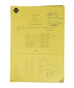 POTTER (BBC SITCOM 1979-1983) - ORIGINAL CAMERA SCRIPT