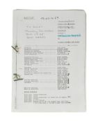 BLACKADDER (BBC SITCOM) – ORIGINAL PRODUCTION SCRIPT