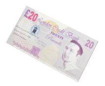 DOCTOR WHO - THE RUNAWAY BRIDGE - ORIGINAL PROP BANK NOTE