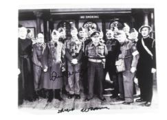 DAD'S ARMY (BBC SITCOM) - LAVENDER & WILLIAMS SIGNED 8X10