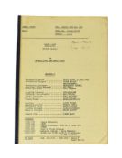 'ALLO 'ALLO! (BBC SITCOM) - ORIGINAL SERIES ONE PRODUCTION SCRIPT