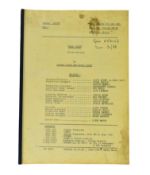 'ALLO 'ALLO! (BBC SITCOM) - ORIGINAL SERIES ONE PRODUCTION SCRIPT