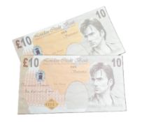 DOCTOR WHO - THE RUNAWAY BRIDE - ORIGINAL PROP BANK NOTES