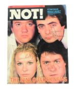 NOT THE NINE O'CLOCK NEWS - BBC COMEDY - VINTAGE SIGNED BOOK