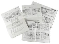 AARDMAN ANIMATIONS - ORIGINAL STORYBOARD DOCUMENTS