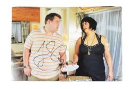 GAVIN & STACEY - JAMES CORDEN - AUTOGRAPHED 8X12