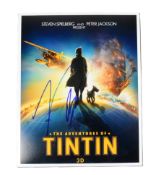 THE ADVENTURES OF TINTIN (2011) - JAMIE BELL - SIGNED 8X10