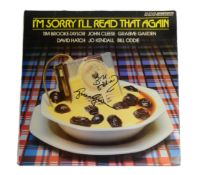 I'M SORRY I'LL READ THAT AGAIN - ORIGINAL CAST SIGNED BBC LP RECORD