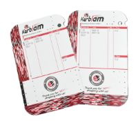 DOCTOR WHO - KERBLAM! - PRODUCTION USED PROP PACKING SLIPS