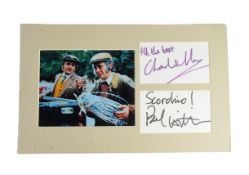 THE FAST SHOW (BBC SKETCH SHOW) - AUTOGRAPHED DISPLAY 'TED & RALPH'
