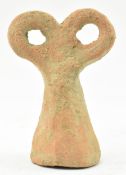 ANCIENT MESOPOTAMIAN TERRACOTTA IDOL IN THE FORM OF AN EYE