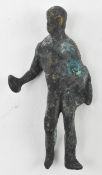 ANCIENT ROMAN CIRCA 300AD BRONZE VOTIVE FIGURINE OF MERCURY