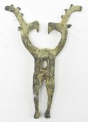 2ND MILLENNIUM BC LURISTAN LOST WAX BRONZE PAIR OF IBEXES