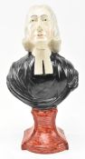 19TH CENTURY STAFFORDSHIRE PEARLWARE JOHN WESLEY BUST
