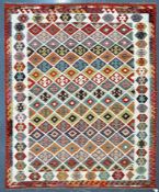 CONTEMPORARY ANATOLIAN TURKISH KILIM FLOOR CARPET RUG