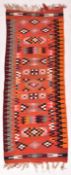 20TH CENTURY KILIM TURKISH CARPET RUNNER