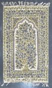 20TH CENTURY TURKISH ISLAMIC PRAYER FLOOR CARPET RUG