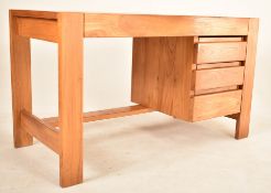PIERRE CHAPO (FRENCH 1927) - MID CENTURY ELM WOOD DESK