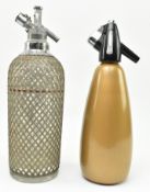 TWO 20TH CENTURY VINTAGE SODA SYPHONS