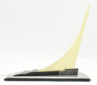 MID CENTURY 1957 SOVIET SPACE AGE ROCKET LAMP