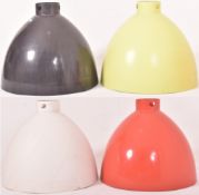 FOUR OVERSIZED MCDONALDS LIGHT SHADES