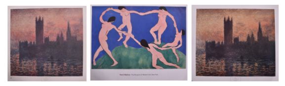 THREE VINTAGE LATE 20TH CENTURY MoMA & NATIONAL GALLERY OF ART, WASHINGTON POSTERS