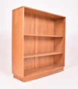 ERCOL - WINDSOR - MID CENTURY 1970S ELM BOOKCASE