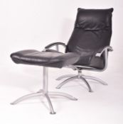 BELIEVED KEBE, DENMARK - LATE 20TH CENTURY OFFICE SWIVEL ARMCHAIR