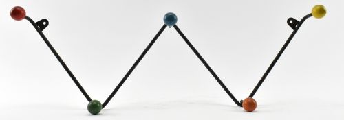 MID CENTURY SPUTNIK W-SHAPED COAT RACK