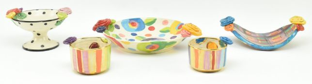 MARY ROSE YOUNG - FIVE STUDIO POTTERY PIECES