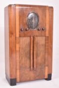 FERGUSON - ART DECO WALNUT CASED FREE STANDING RADIO