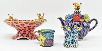 MARY ROSE YOUNG - COLLECTION OF FOUR STUDIO POTTERY PIECES