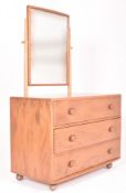 ERCOL - RETRO MID CENTURY BLONDE BEECH & ELM DRESSING CHEST