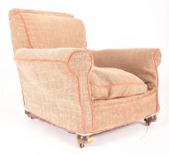 VINTAGE 20TH CENTURY FIRESIDE / CLUB ARMCHAIR