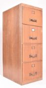 1920S OAK-PLY PEDESTAL FILING CABINET