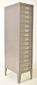 BISLEY - 20TH CENTURY STEEL INDUSTRIAL / OFFICE FILING CABINET