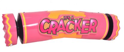 VINTAGE FUNFAIR NOVELTY LIGHT BOX IN FORM OF CRACKER