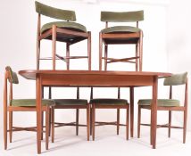 G-PLAN - MID CENTURY TEAK EXTENDING DINING TABLE WITH G-PLAN CHAIRS