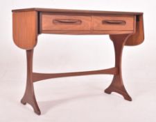 G PLAN - VINTAGE 1970S TEAK DROP SIDE TABLE / DESK