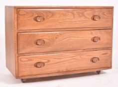 ERCOL - WINDSOR RANGE - ELM CHEST OF DRAWERS