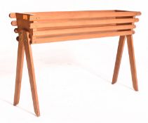 MID CENTURY TEAK PLANTER / PLANT STAND