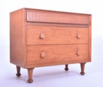 HEALS OF LONDON - VINTAGE MID CENTURY THREE DRAWER CHEST OF DRAWERS