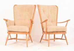 ERCOL - WINDSOR MODEL - PAIR OF ARMCHAIRS