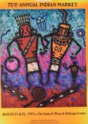 1993 72ND ANNUAL INDIAN MARKET ADVERTISING POSTER