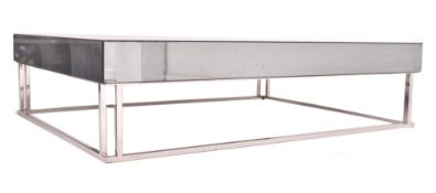 CONTEMPORARY CUSTOM MADE MIRRORED COFFEE TABLE